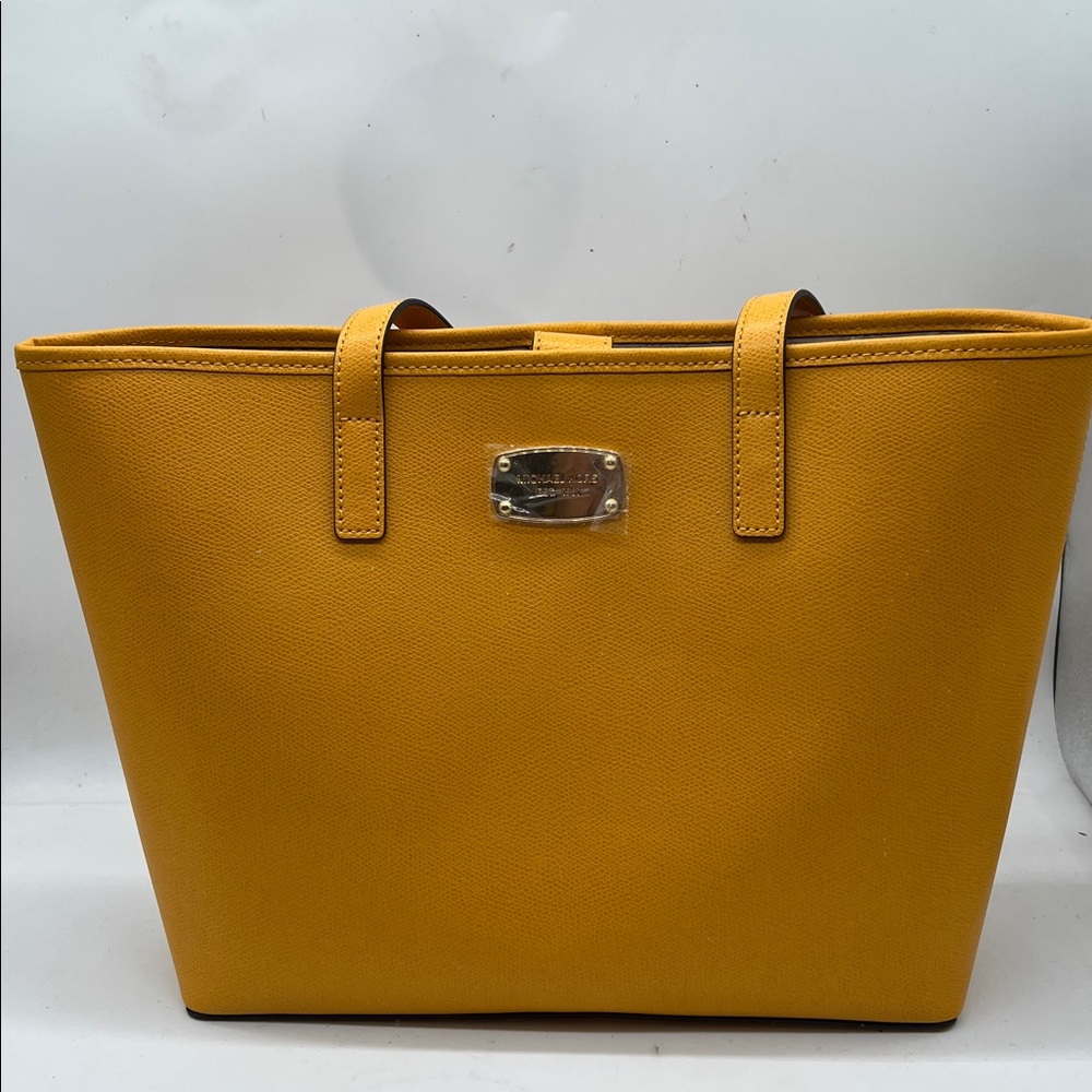 Michael Kors Yellow Tote Bag